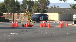 Police were investigating a vehicle-vs.-pedestrian crash on McKee Road in San Jose on Saturday. (Sept. 5, 2020(