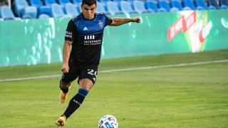 Nick Lima of the San Jose Earthquakes.