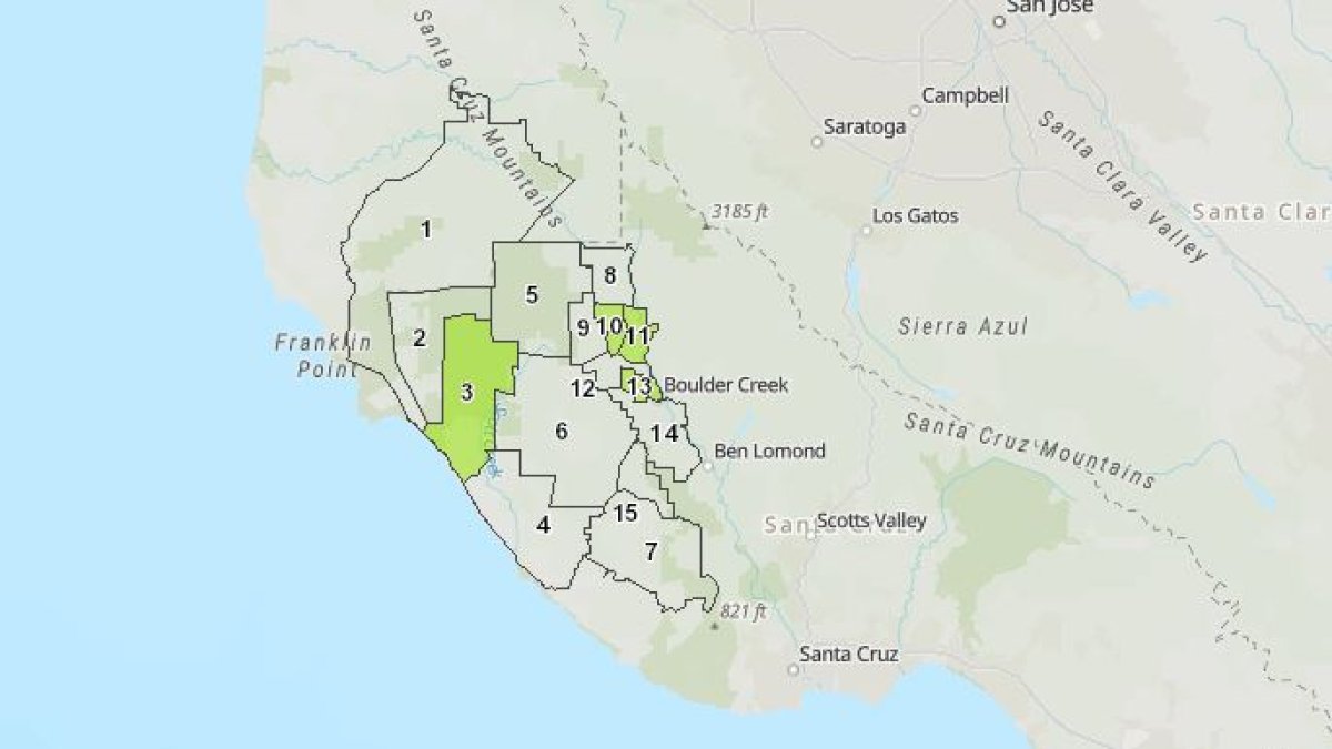 Online Map Available For Czu Lightning Fire Debris Removal Process 