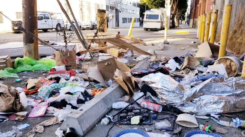 Alameda Street in San Francisco’s Potrero Hill district. November 24, 2020