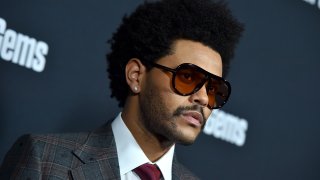 In this Dec. 11, 2019, file photo, The Weeknd attends the premiere of A24's "Uncut Gems" at The Dome at ArcLight Hollywood in Hollywood, California.