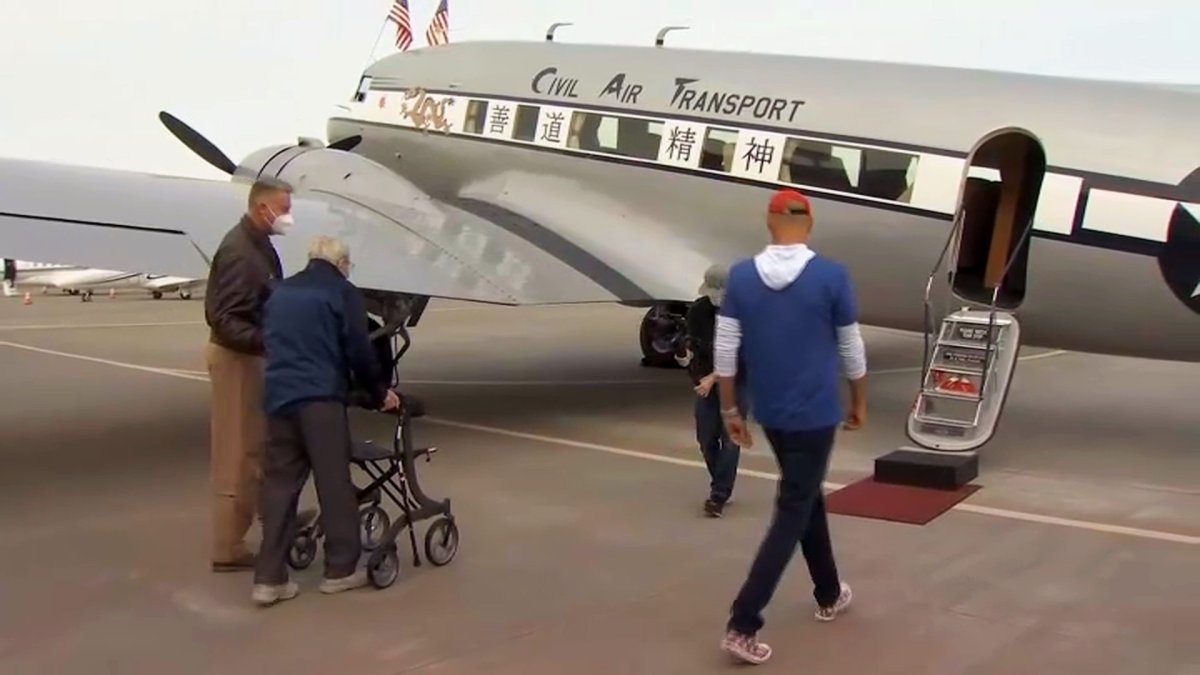 World War II Veterans Treated to Flight Over Santa Rosa – NBC Bay Area