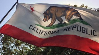 The California Republic flag.