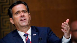 Rep. John Ratcliffe, R-TX, testifies before a Senate Intelligence Committee nomination hearing on Capitol Hill in Washington,DC on May 5, 2020. - The panel is considering Ratcliffes nomination for Director of National Intelligence.