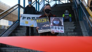 Reactions As Chinese Court Trials 10 for Crossing Border Near Hong Kong