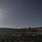 A Presidio crew plants native plants around the newly-restored salt water marsh.