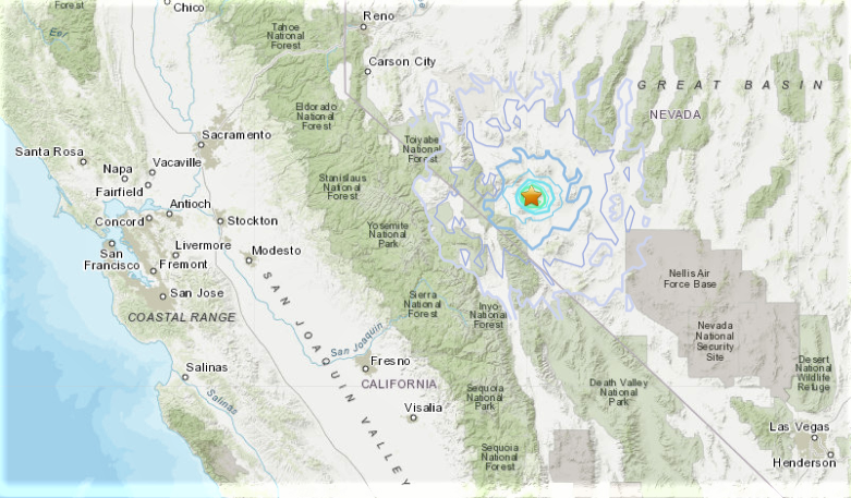 Earthquake Swarm: Same Nevada Area Sees 55-Plus Quakes in Two Days ...