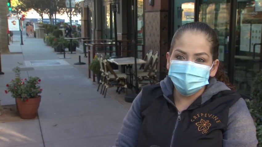 Restaurant worker Oralia Garcia hopes the vaccine will be mandatory. (Dec. 8, 2020)