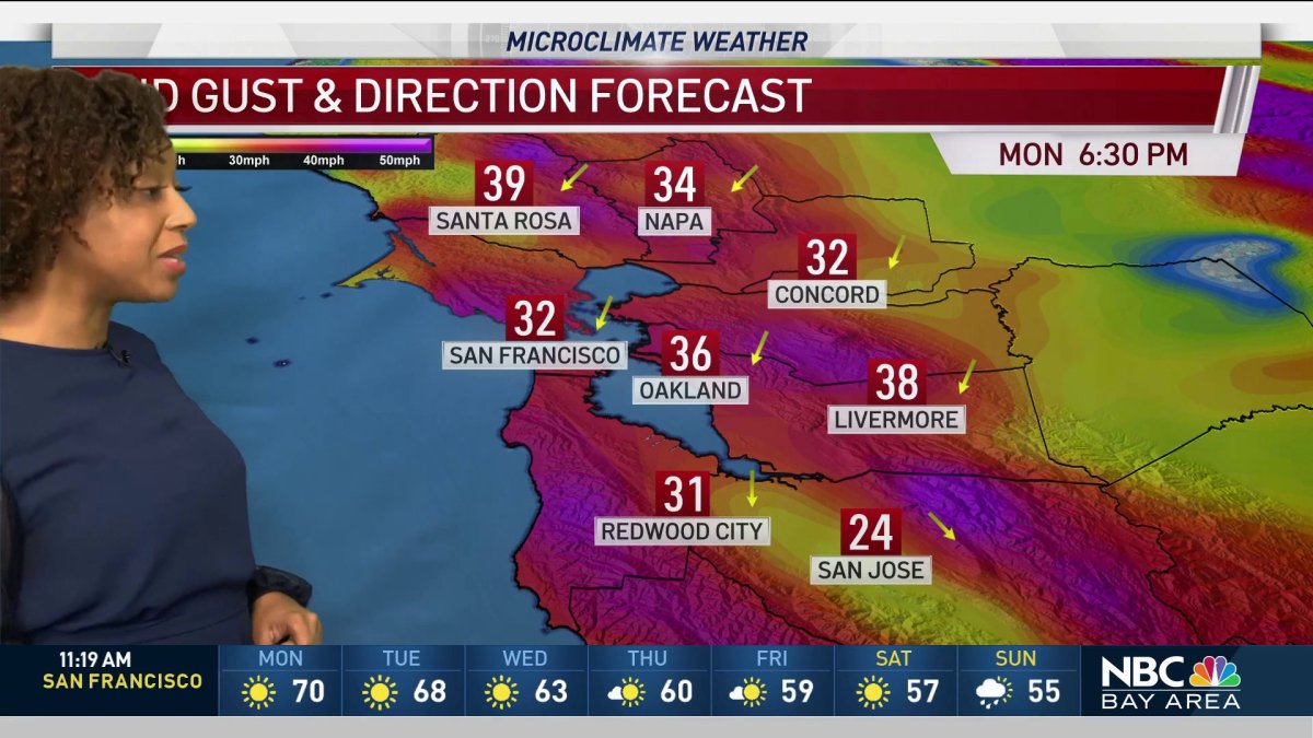 Karis Forecast High Wind And Fire Danger Nbc Bay Area