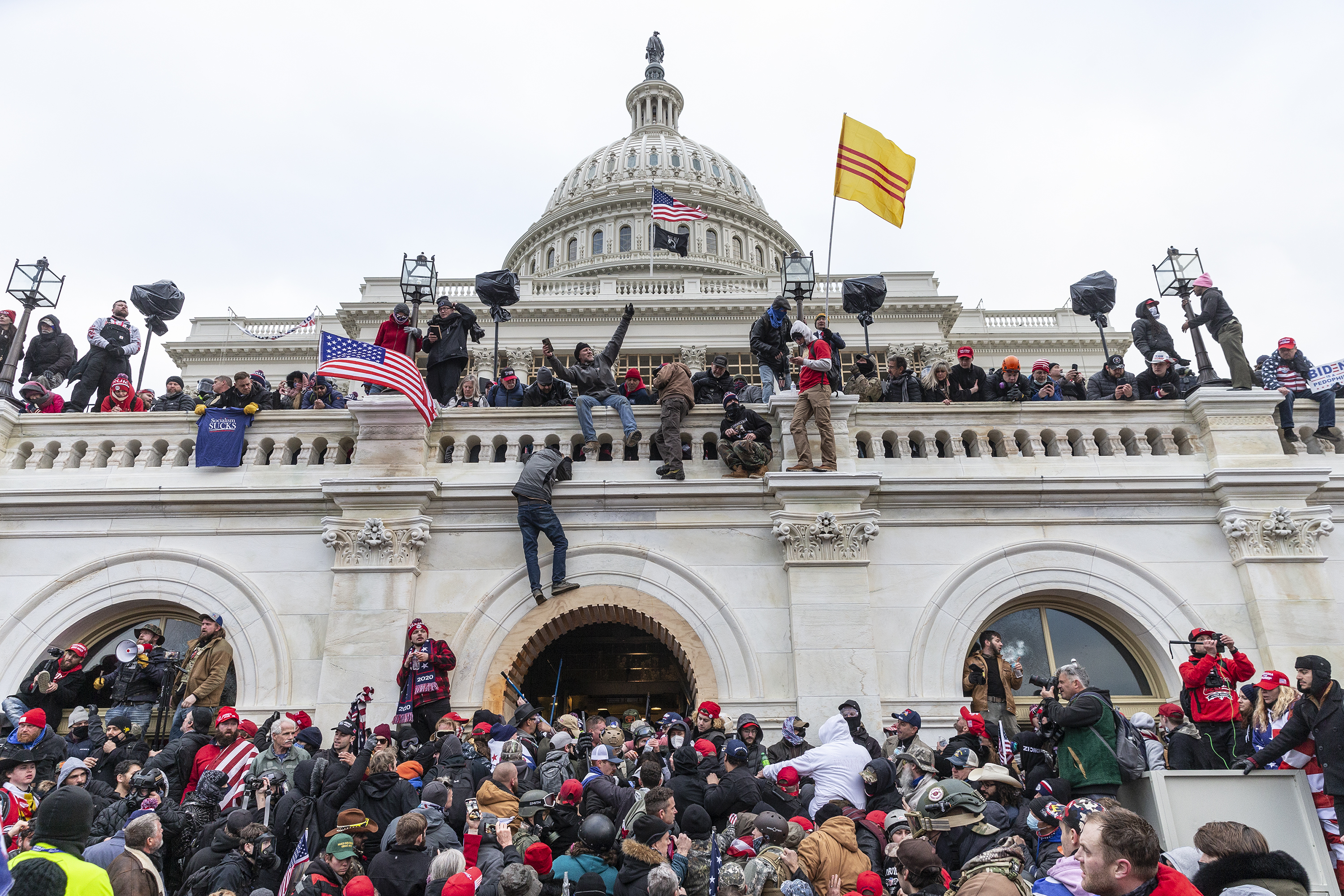 Records Trump Allies Behind Rally That Ignited Capitol Riot NBC Bay Area   GettyImages 1230465281 