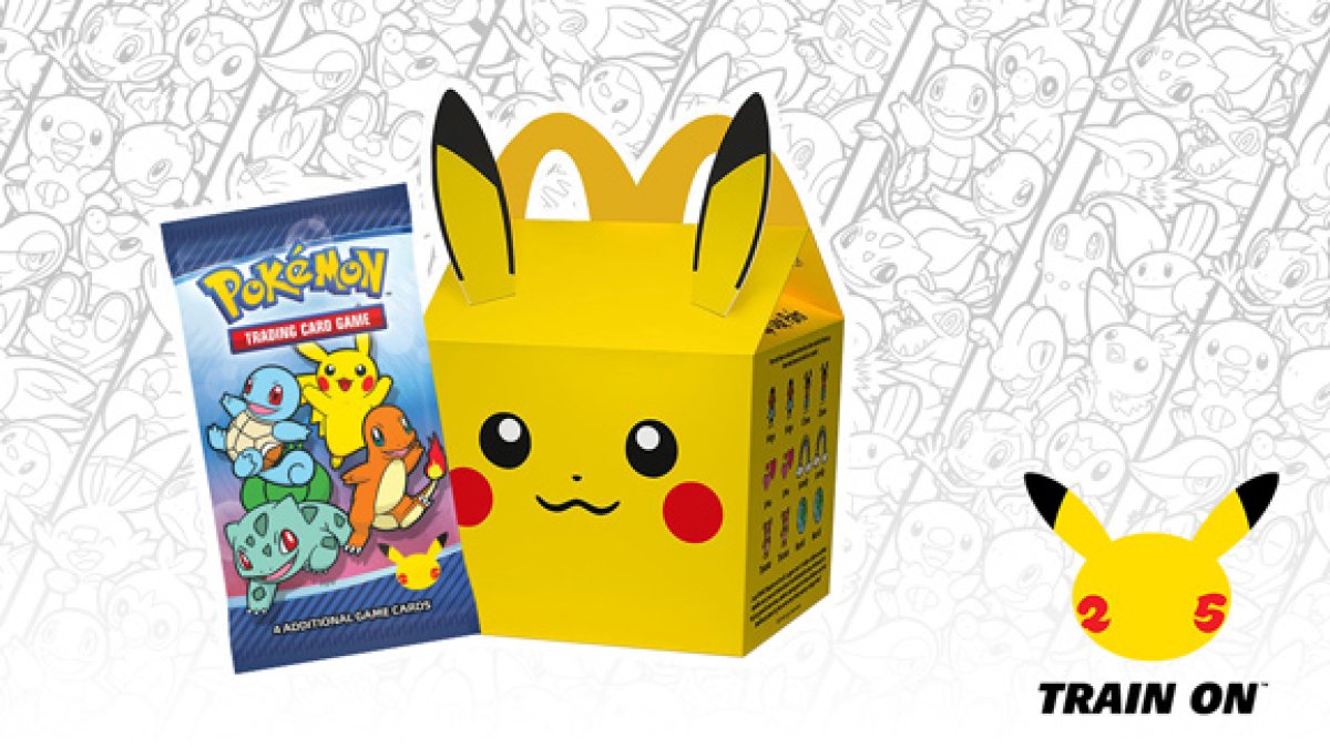 25th Anniversary Pokmon Trading Cards Now Inside McDonald's Happy Meals   NBC Bay Area