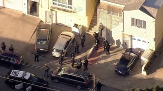 Police activity in San Francisco.