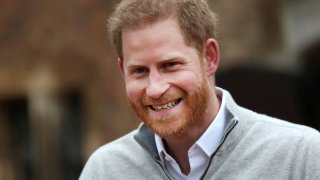 Britain’s Prince Harry speaks at Windsor Castle in Berkshire, Britain May 6, 2019.