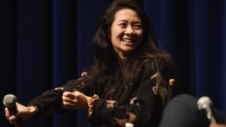 Director Chloe Zhao attends a special screening of “The Rider” at the Writers Guild Theater on April 11, 2018 in Beverly Hills, California.