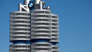 The BMW Tower photographed in Munich, Germany, on March 6, 2021.