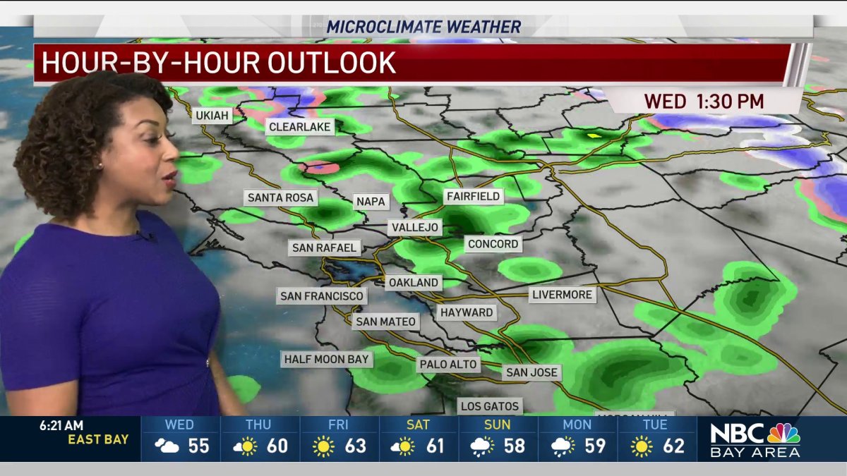 Kari’s Forecast: Off and On Showers – NBC Bay Area