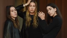 Sisters, from left, Alana, Este and Danielle Haim of the band HAIM