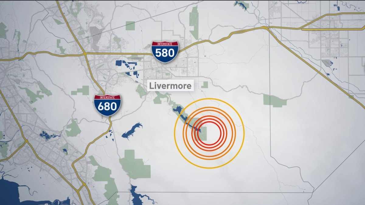 Earthquake Reported Near Livermore Saturday Morning NBC Bay Area