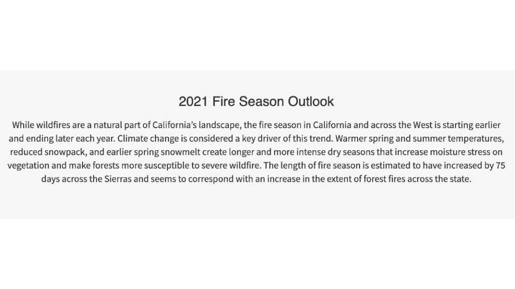 Climate in Crisis Fire Season Changing NBC Bay Area