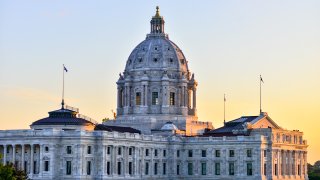 The State of Minnesota Capitol Building in St. Paul, Minnesota