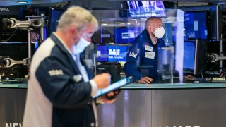 Traders on the NYSE, May 3, 2021.