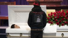 Mourners gather to pay respects to Daunte Wright during his wake