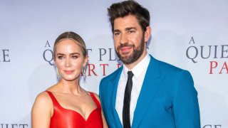 In this March 8, 2020, file photo, Emily Blunt and John Krasinski attend the world premiere of Paramount Pictures' "A Quiet Place Part II" at Jazz at Lincoln Center's Frederick P. Rose Hall in New York.