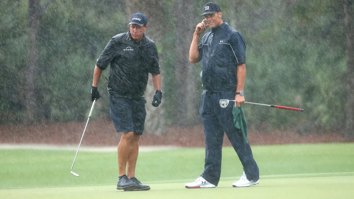 Tuesday, July 6: Phil Mickelson and Tom Brady vs. Bryson