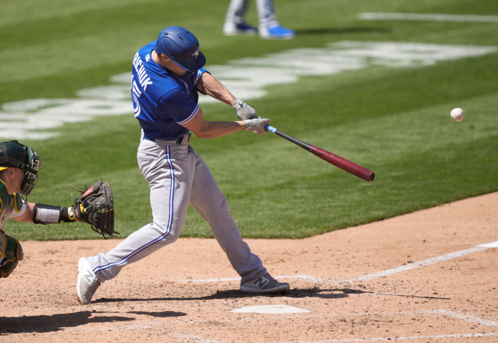 Randal Grichuk drives in 5, Jays beat A's 10-4 for series split