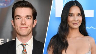 John Mulaney (Left), Olivia Munn.