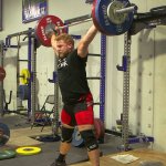 U.S. weightlifter Wes Kitts trains in California Strength gym in San Ramon.