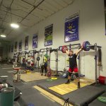 U.S. weightlifter Wes Kitts trains in California Strength gym in San Ramon.