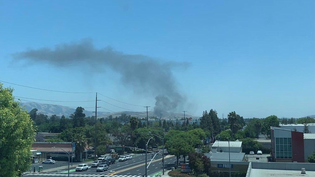 Firefighters Responding to Brush Fire in San Jose NBC Bay Area