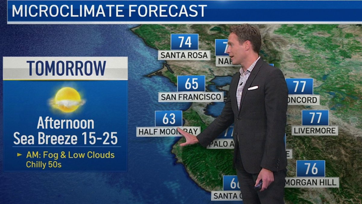 Jeff’s Forecast: Morning Fog Returns – NBC Bay Area