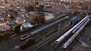 BART and Capitol Corridor in Richmond, California.