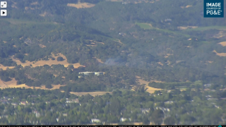 Sonoma brush fire