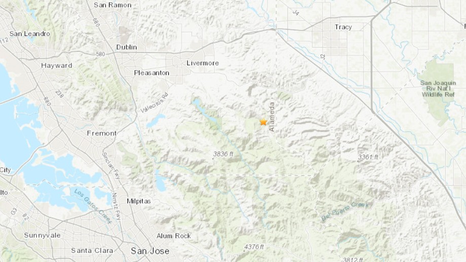 M2.8 Earthquake Strikes Near Livermore: USGS – NBC Bay Area