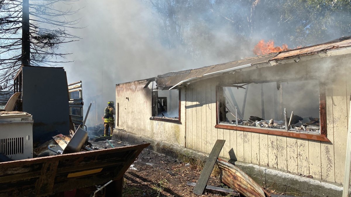 Structure Fire in San Martin Area Spreads to Brush Cal Fire NBC Bay Area