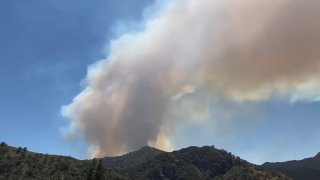 The Willow Fire near Big Sur had burned nearly 3,000 acres as of Tuesday morning. (June 22, 2021)