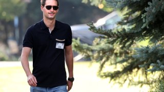 CEO of Snap Inc. Evan Spiegel walks to a morning session at the Allen & Company Sun Valley Conference on July 07, 2021 in Sun Valley, Idaho.