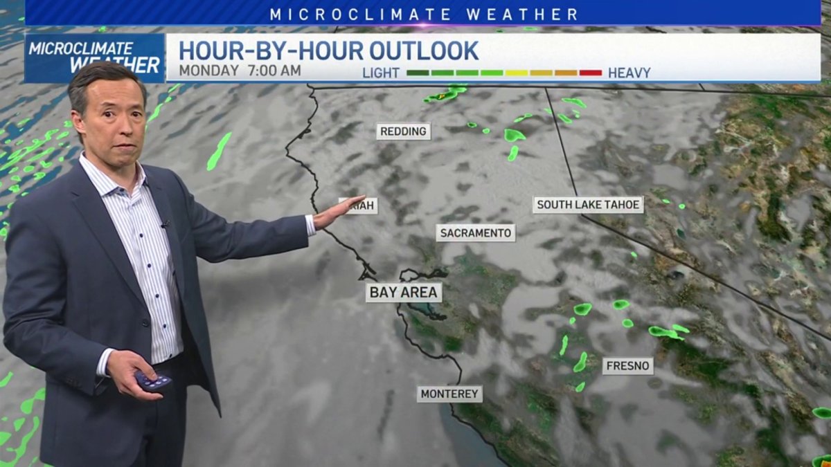 Rob’s Forecast: Muggy Moisture & Showers Possible – NBC Bay Area