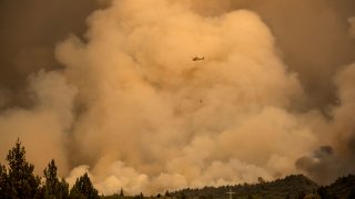 Photo of a California wildfire