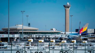 Roissy-Charles de Gaulle Airport's central control tower