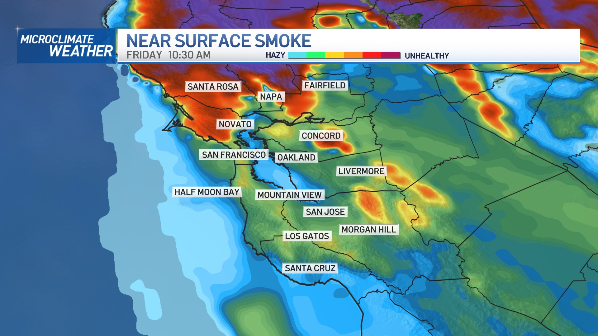 Jeff's Forecast Hotter Day and Tracking Wildfire Smoke
