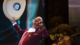 Vicente Fernández performs