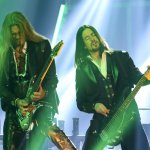 Al Pitrelli, Andrew Ross, Angus Clark, April Berry, Asha Mevlana, Ashley Hollister, Blas Elias and Bryan Hicks with Trans-Siberian Orchestra performs at the Infinite Energy Center on Sunday, December 8, 2019, in Atlanta.