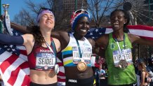 Aliphine Tuliamuk, Molly Seidel, Sally Kipyego