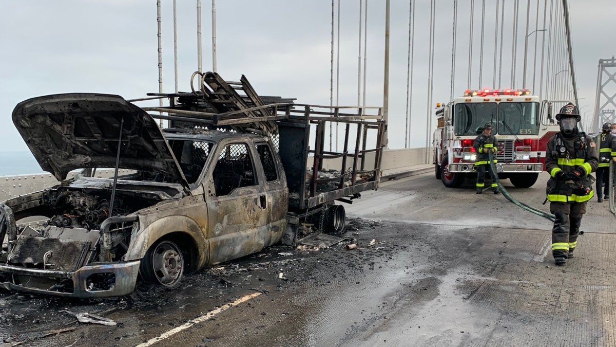 Fire on the Bay Bridge this morning snarls traffic Tesla Motors Club