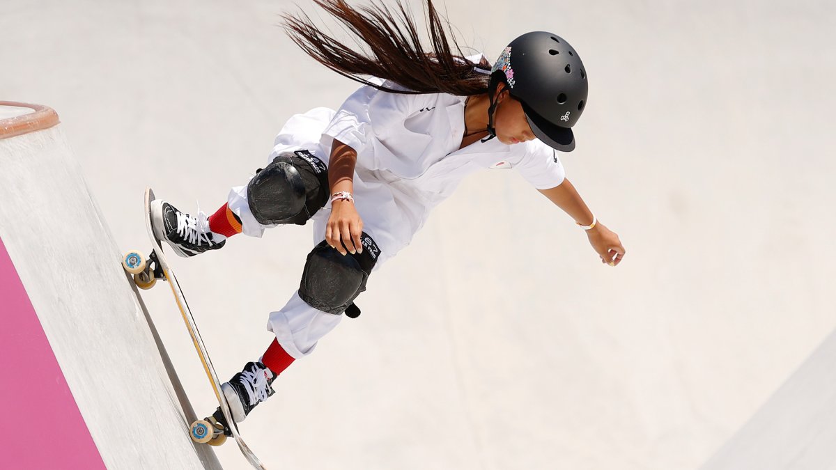 Kokona Hiraki Makes History in Women’s Park Skateboarding NBC Bay Area