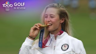 Olympic golf player Nelly Korda gets a taste of Tokyo gold